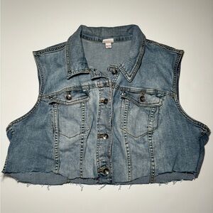Merona Denim vest Size XXL